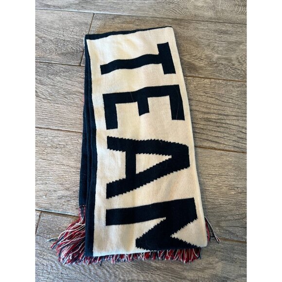 USA Olympic Team Knit Scarf US Apparel Adult Unisex Patriotic NWT Soccer OSFM - Picture 2 of 10
